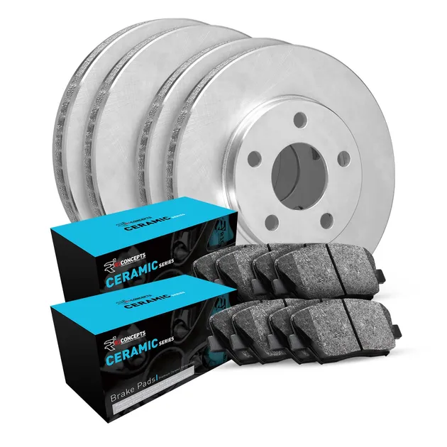 R1 Concepts WFWN2-63003 E- Line Series Brake Rotor W/ Ceramic Brake Pads